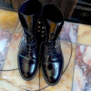 Christian Dior Black Army Rebelle Boots 40.5